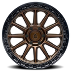 Arena Enduro 20X9 +0 Smoked Bronze W/ Gloss Black Lip