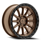 Arena Enduro 20X9 +0 Smoked Bronze W/ Gloss Black Lip