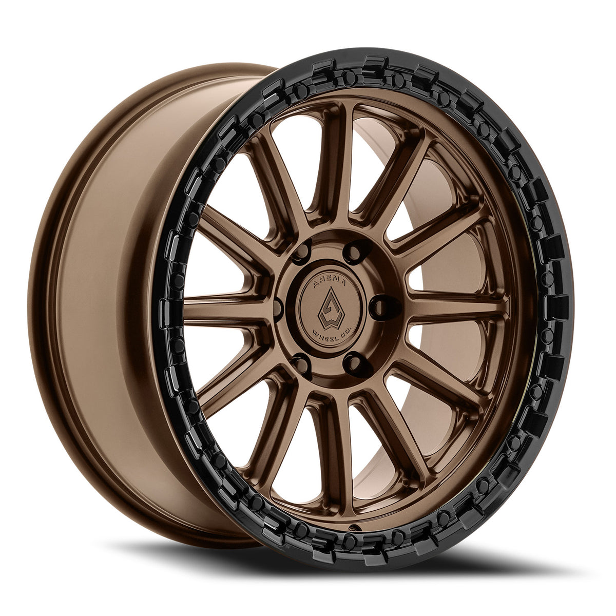 Arena Enduro 20X9 +0 Smoked Bronze W/ Gloss Black Lip