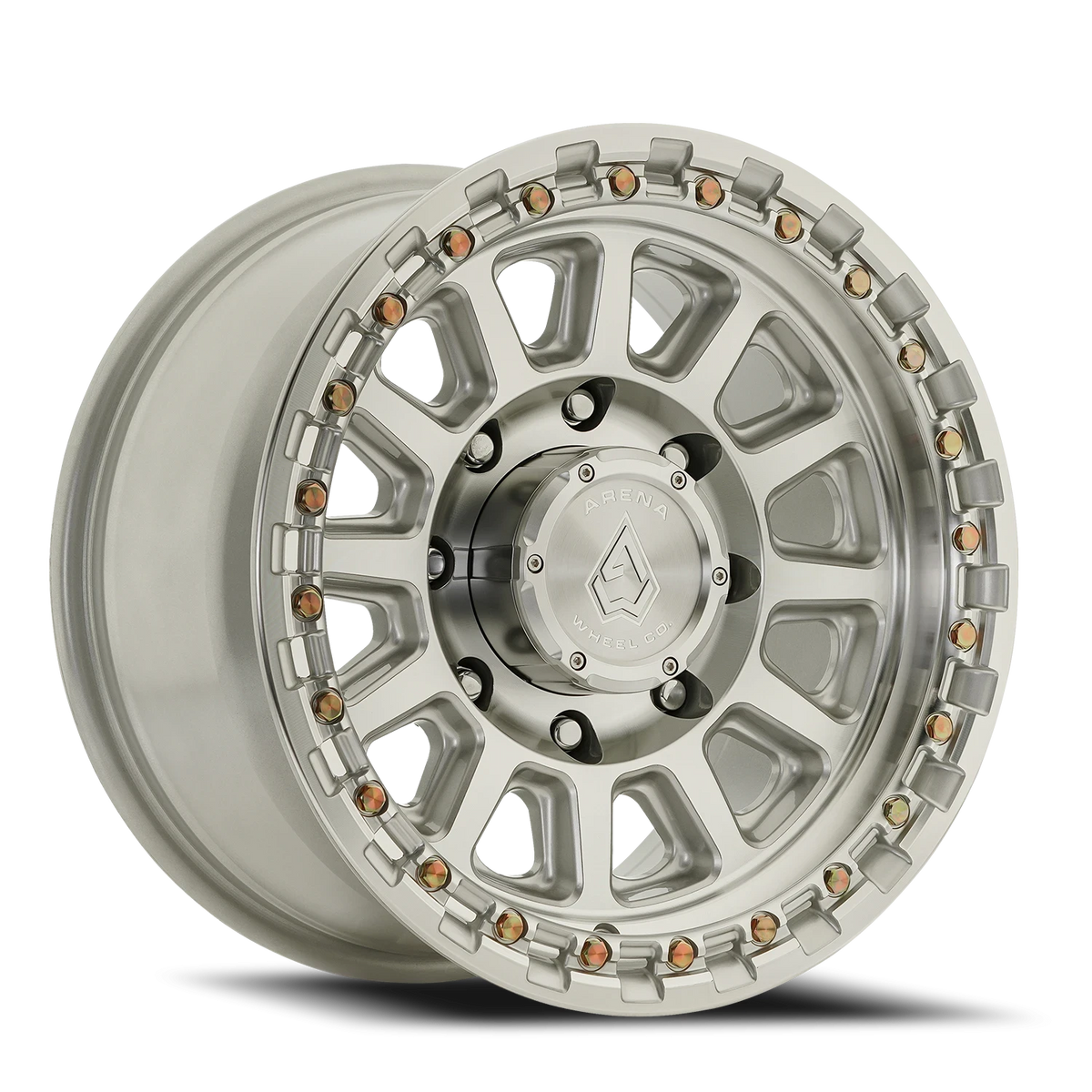Arena Enduro 20X9 +12 Gloss Silver Machined