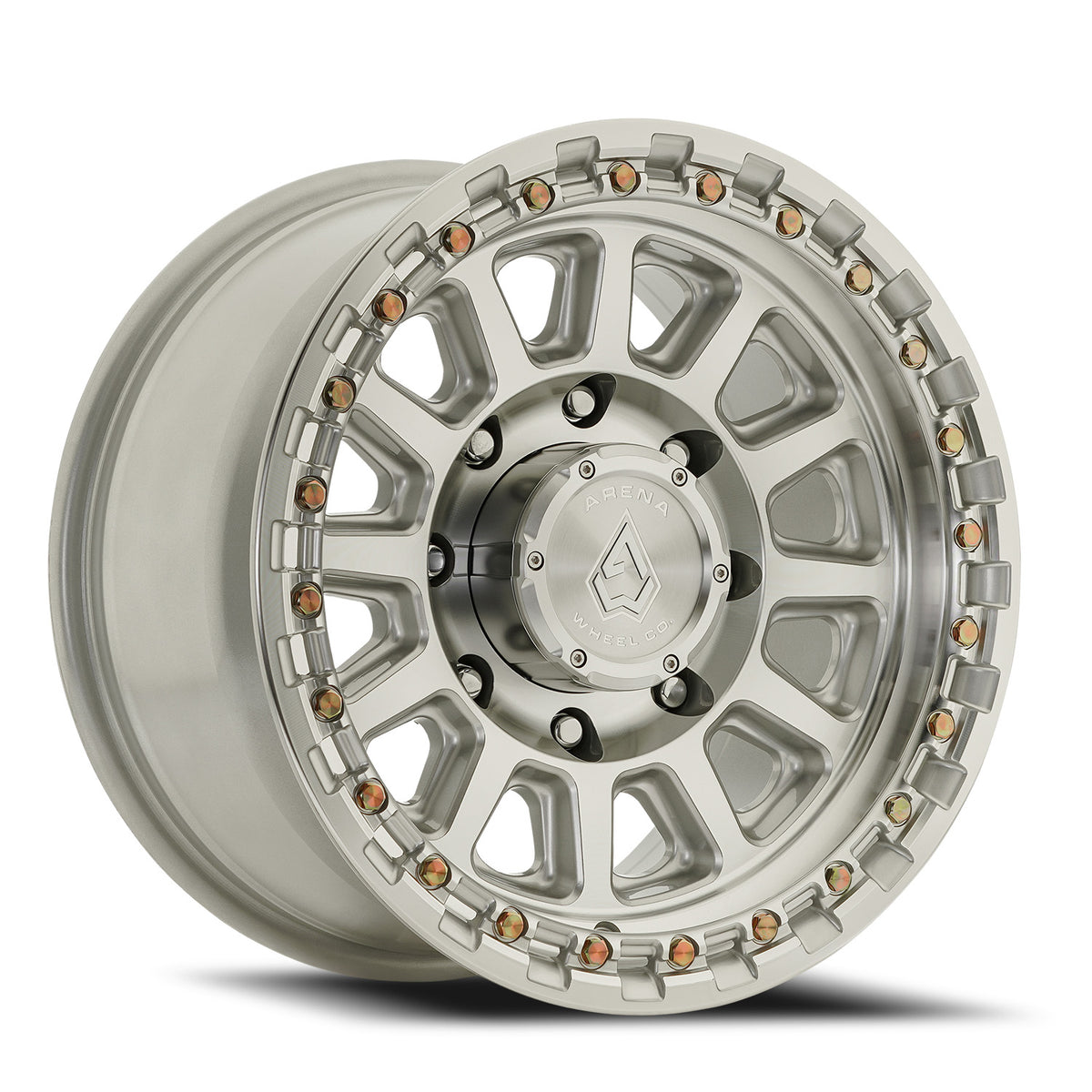 Arena Enduro 20X9 +12 Gloss Silver Machined