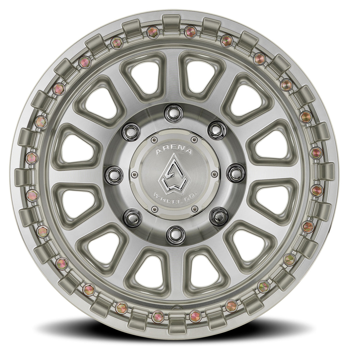 Arena Enduro 20X9 +12 Gloss Silver Machined