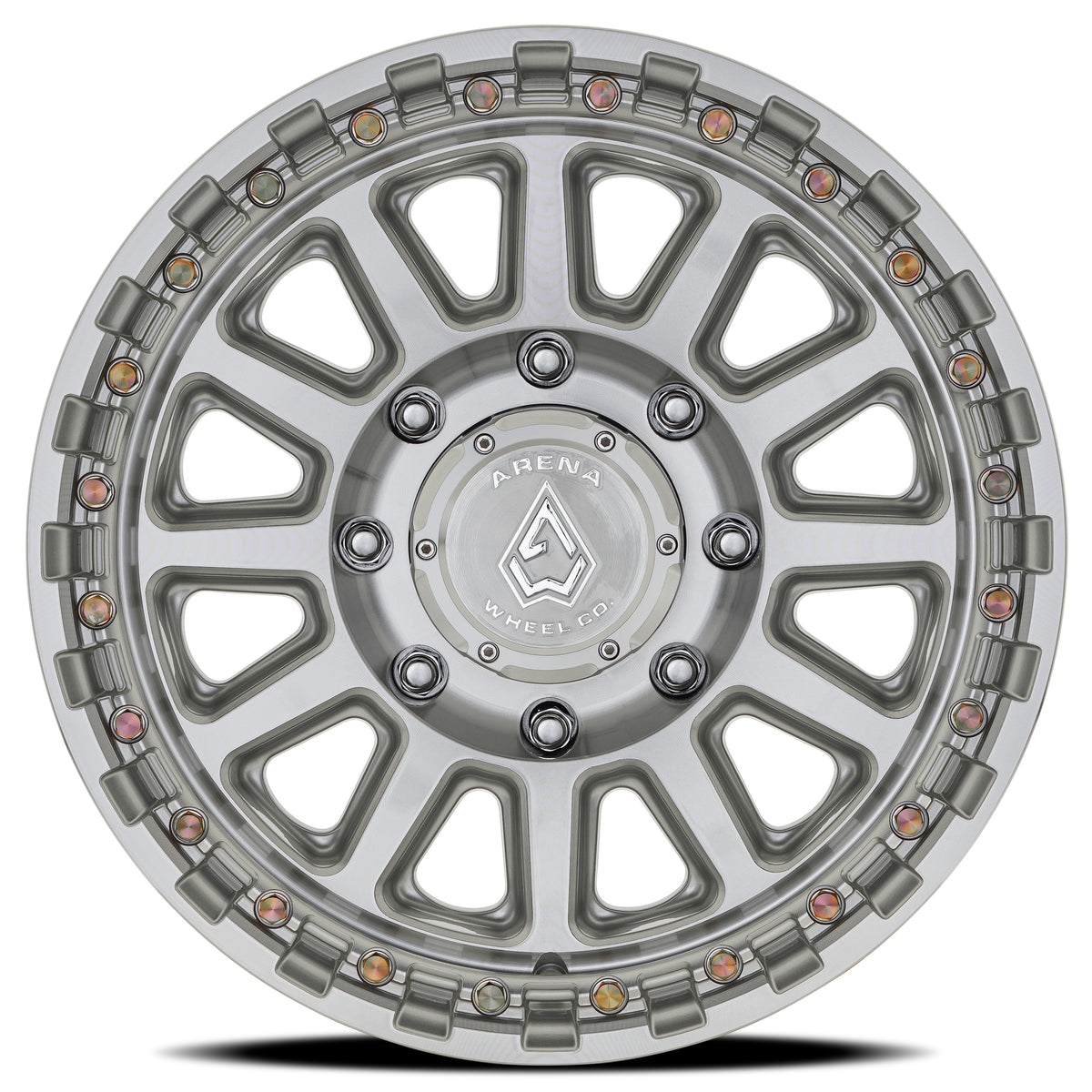 Arena Enduro 18X9 +20 Gloss Silver Machined