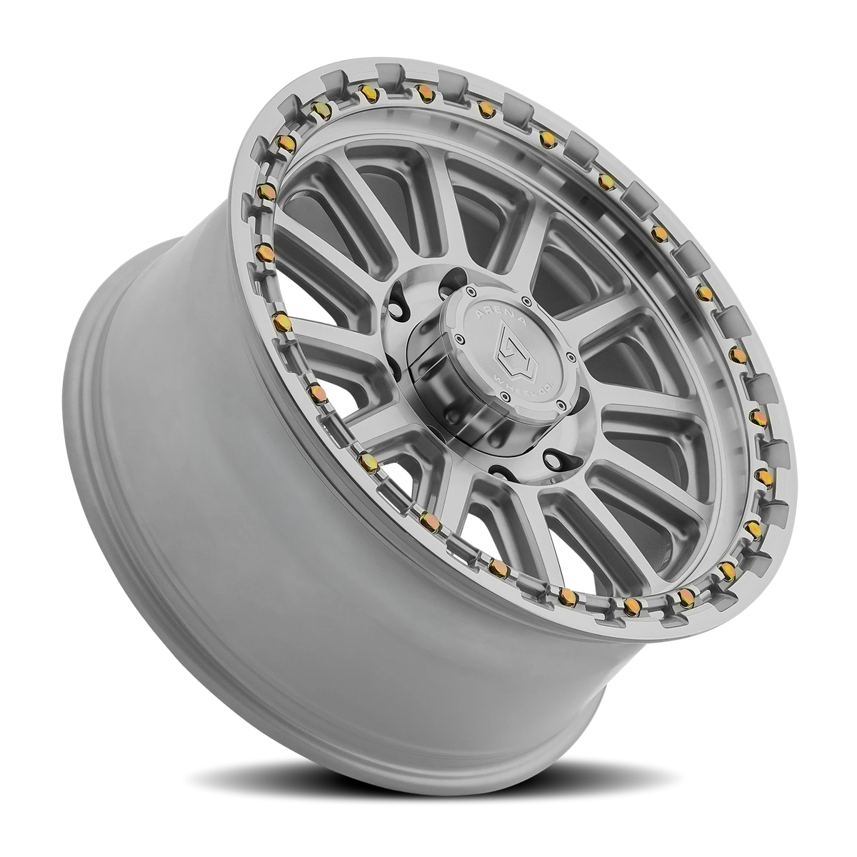 Arena Enduro 20X9 +12 Gloss Silver Machined