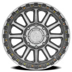 Arena Enduro 20X9 +12 Gloss Silver Machined