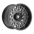 Fittipaldi FA07 20X12 -44 Gloss Black Milled