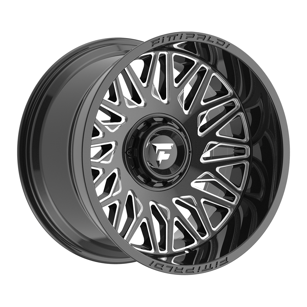 Fittipaldi FA07 20X12 -44 Gloss Black Milled