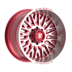 Fittipaldi FA07 22X12 -44 Gloss Red Machined