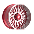 Fittipaldi FA07 22X12 -44 Gloss Red Machined