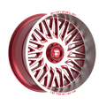 Fittipaldi FA07 26X12 -44 Gloss Red Machined