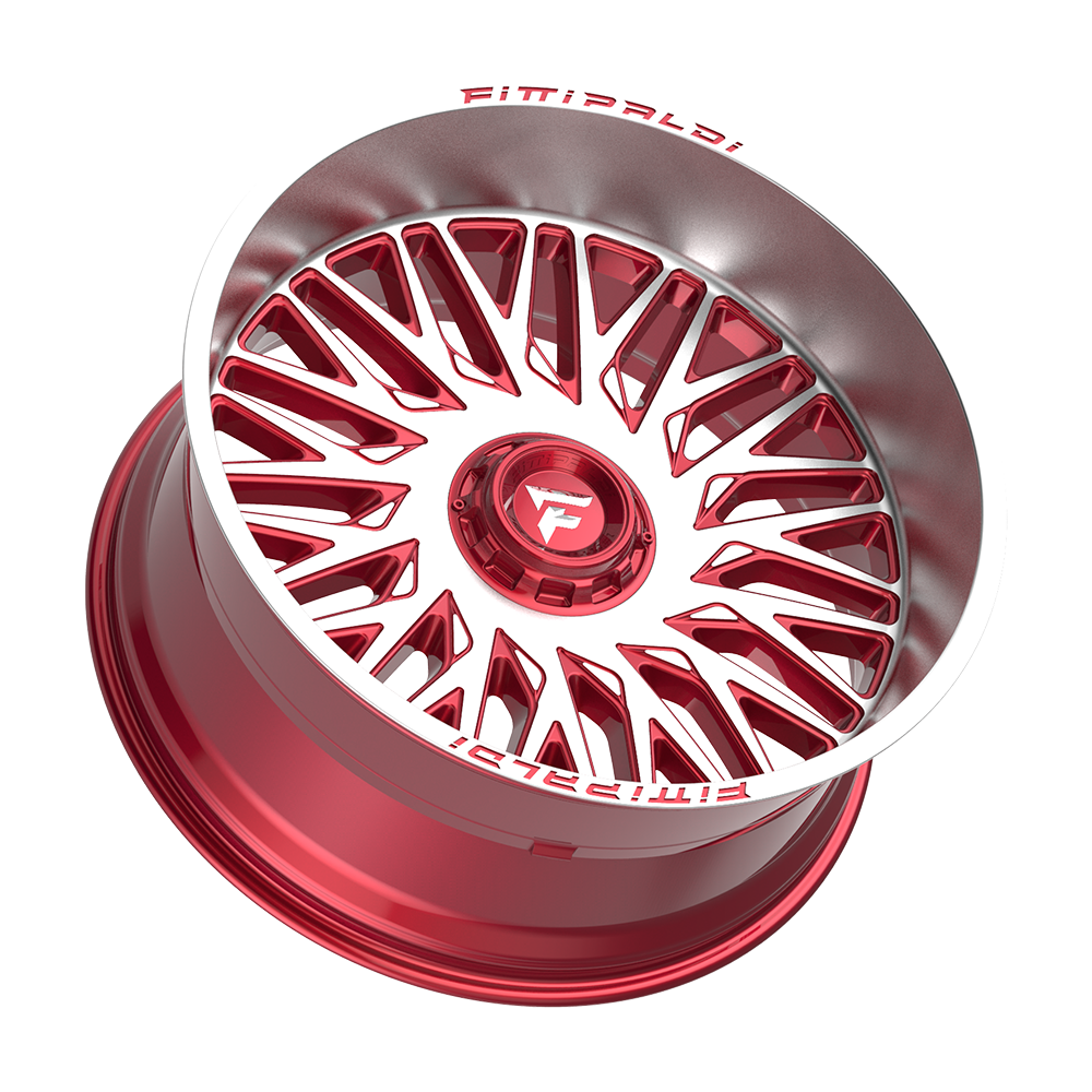 Fittipaldi FA07 26X12 -44 Gloss Red Machined