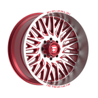 Fittipaldi FA07 26X12 -44 Gloss Red Machined