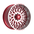 Fittipaldi FA07 26X12 -44 Gloss Red Machined