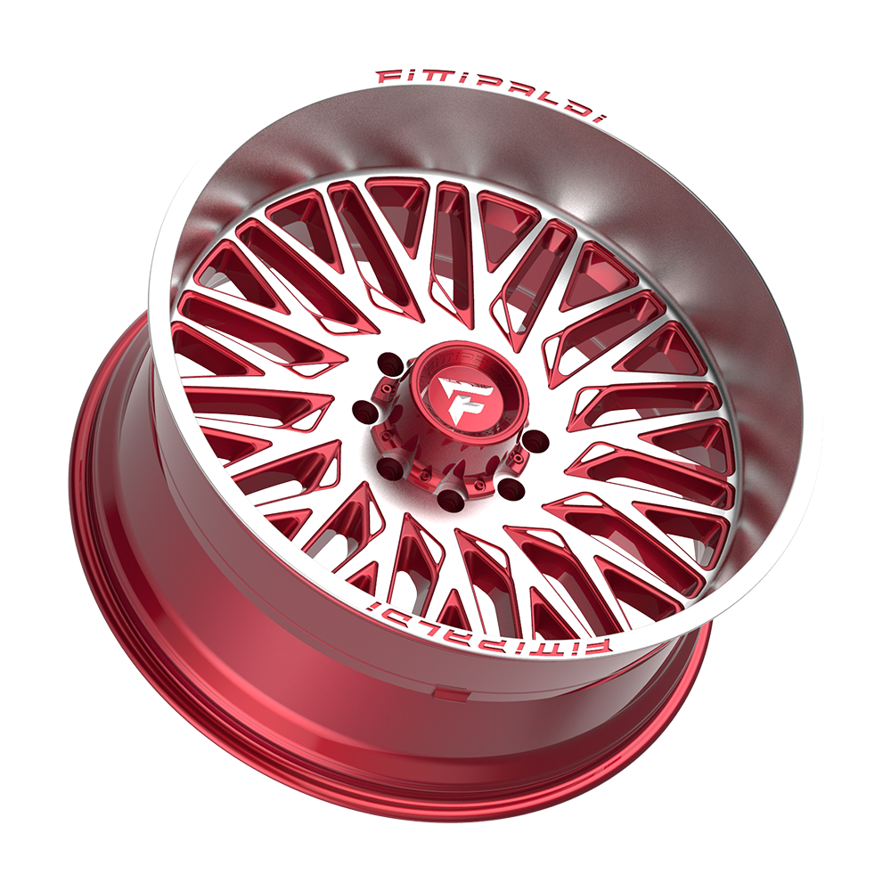 Fittipaldi FA07 26X12 -44 Gloss Red Machined