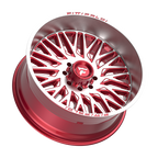 Fittipaldi FA07 26X12 -44 Gloss Red Machined