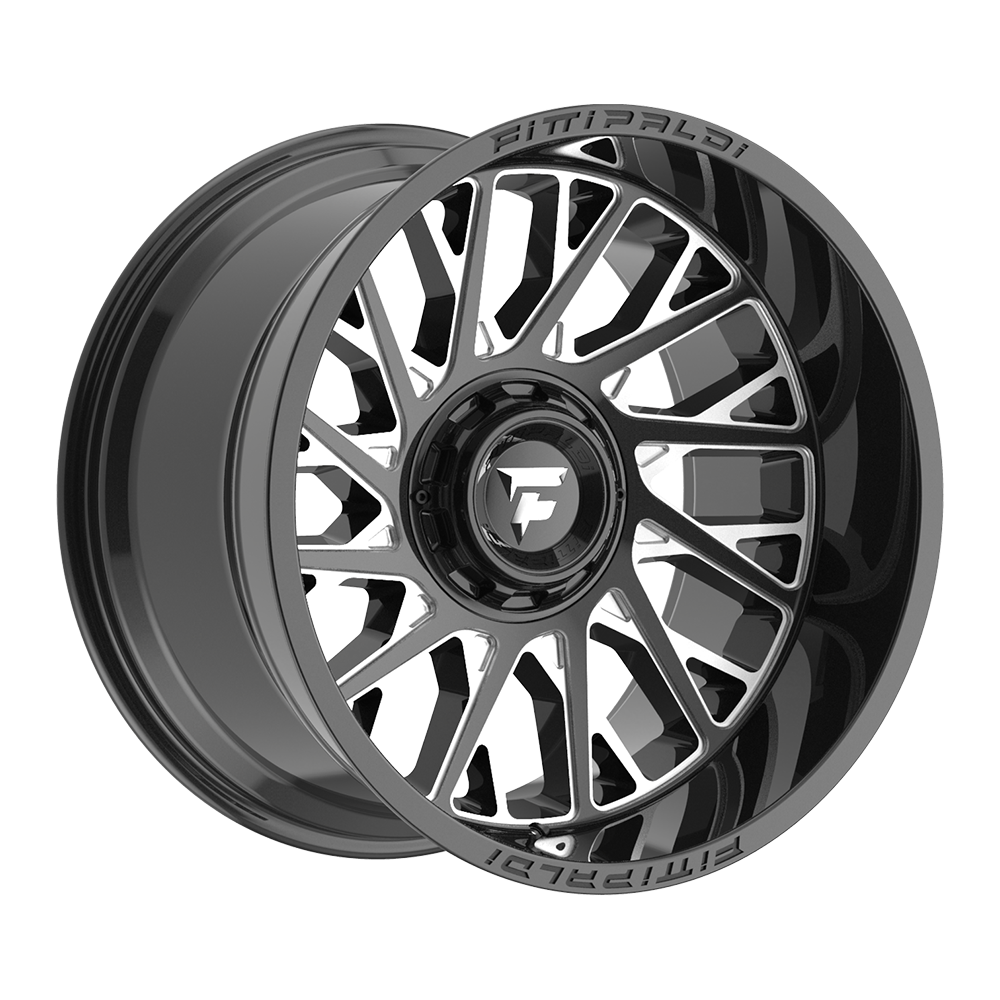 Fittipaldi FA08 20X12 -44 Gloss Black Milled