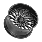 Fittipaldi FA08 22X12 -44 Gloss Black Machined Face with Dark Tint