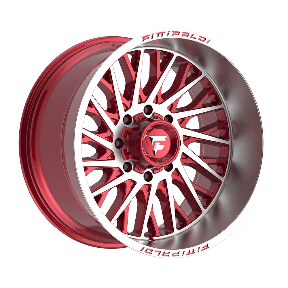 Fittipaldi FA08 22X12 -44 Gloss Red Machined