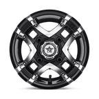 Fairway Alloys Fa123 Prestige Utv 10X7 -25 Gloss Black Machined