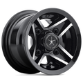 Fairway Alloys Fa127 Divot Utv 8X7 +0 Gloss Black Machined