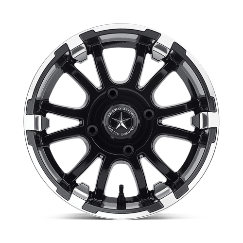 Fairway Alloys Fa134 Sixer Utv 14X6.5 -20 Machined Matte Black