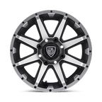 Fairway Alloys Fa135 Rebel Utv 12X6 -23 Machined Matte Black