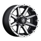 Fairway Alloys Fa135 Rebel Utv 12X6 -23 Machined Matte Black