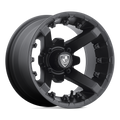 Fairway Alloys Fa138 Battle Utv 12X7 -47 Matte Black