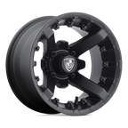Fairway Alloys Fa138 Battle Utv 12X7 -47 Matte Black