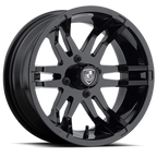 Fairway Alloys Fa140 Flex Utv 14X6.5 -20 Gloss Black