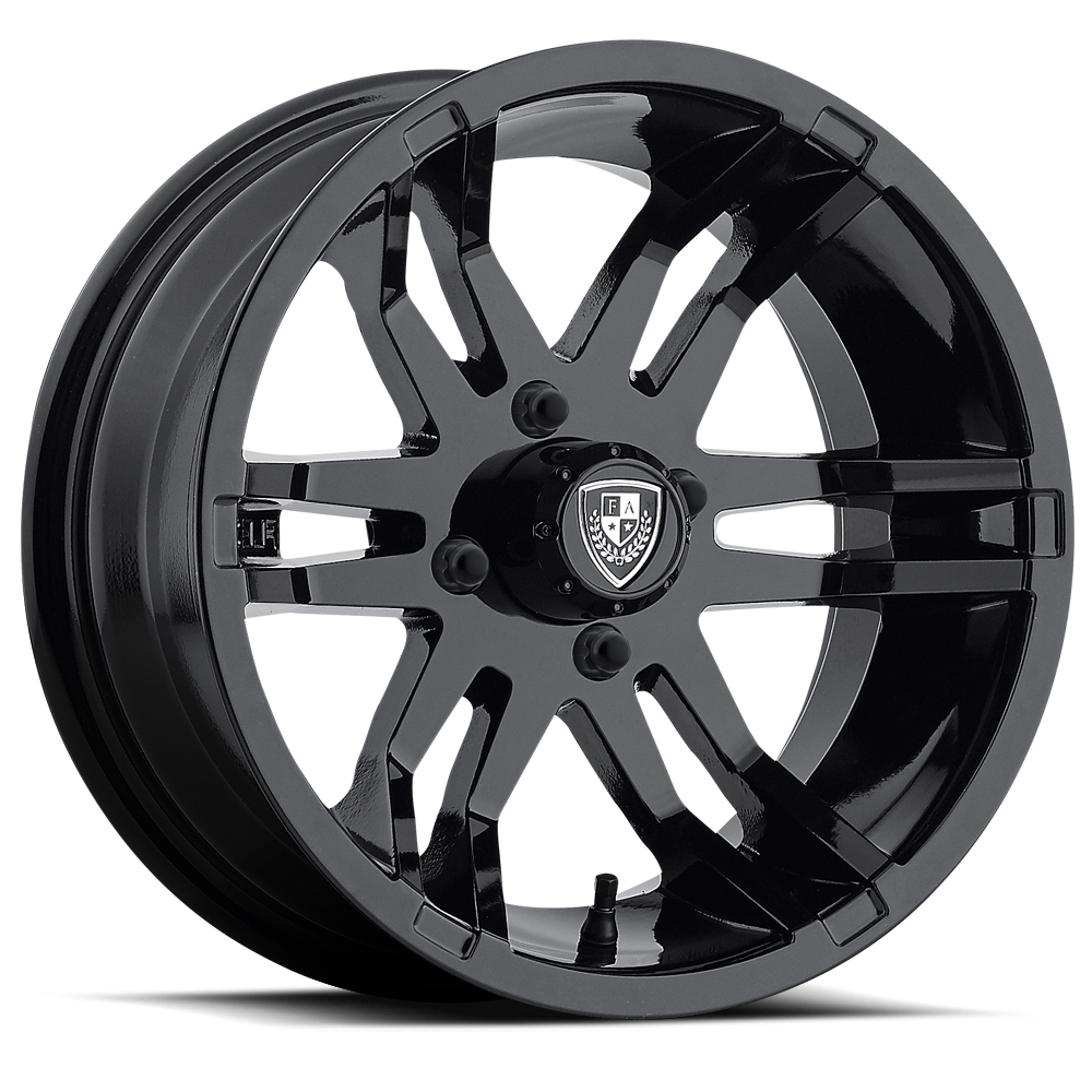 Fairway Alloys Fa140 Flex Utv 14X6.5 -20 Gloss Black