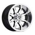 Fairway Alloys Fa141 Shift Utv 10X7 -25 Machined Gloss Black