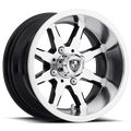 Fairway Alloys Fa142 Shift Utv 12X6 -30 Machined Gloss Black