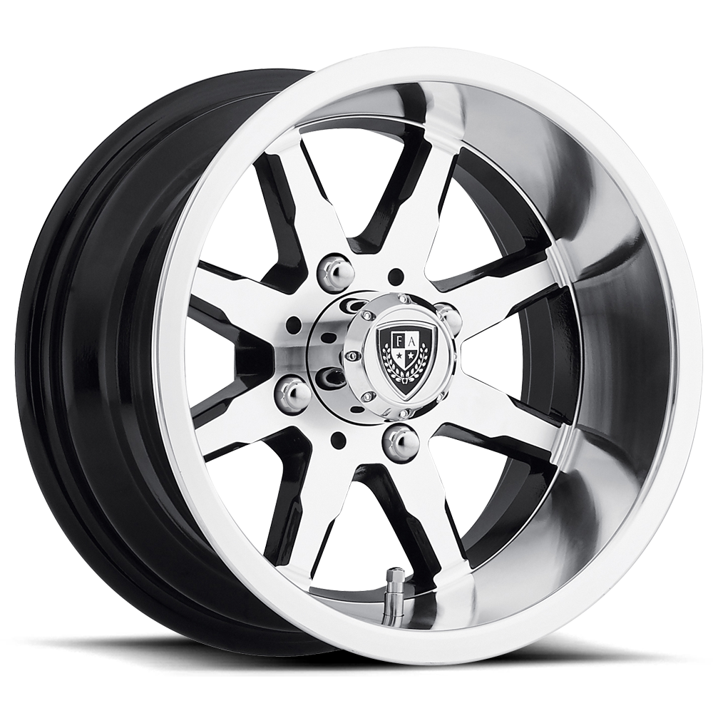 Fairway Alloys Fa142 Shift Utv 12X6 -30 Machined Gloss Black