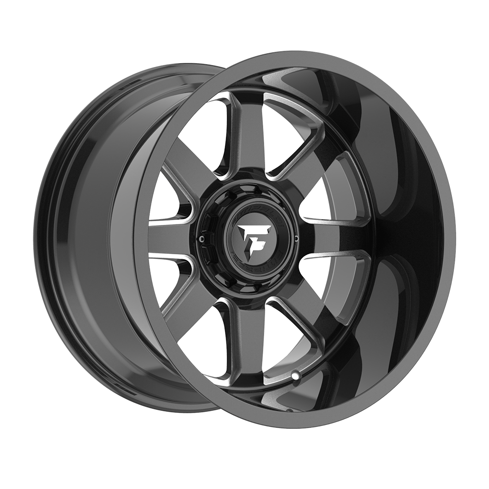 Fittipaldi FA16 20X12 -51 Gloss Black Milled