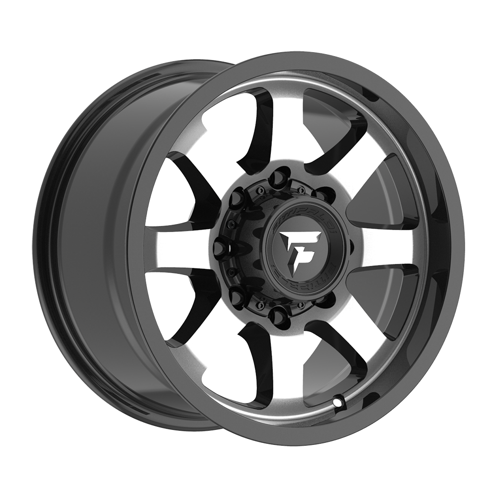 Fittipaldi FA16 17X9 +18 Gloss Black Machined