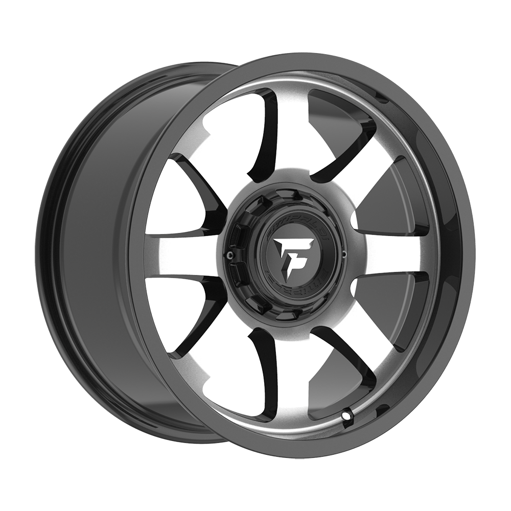 Fittipaldi FA16 18X9 +12 Gloss Black Machined