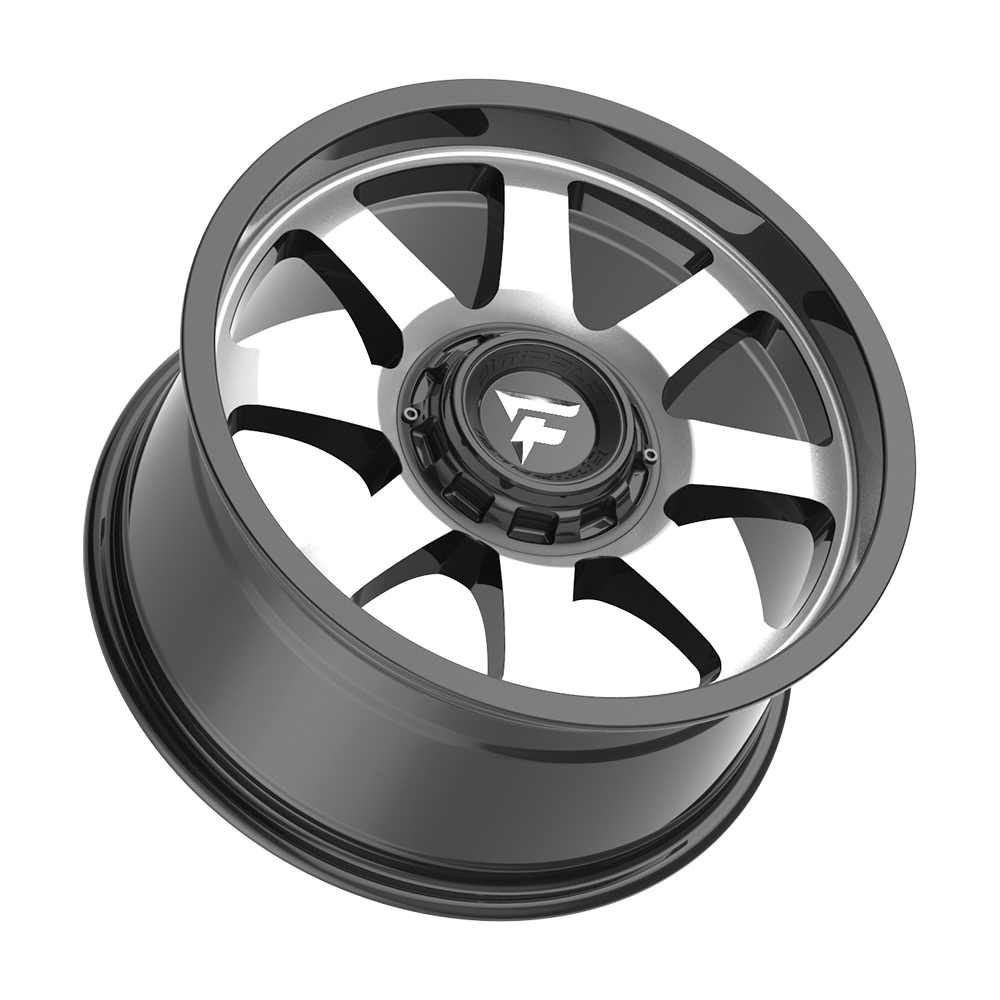 Fittipaldi FA16 18X9 +12 Gloss Black Machined