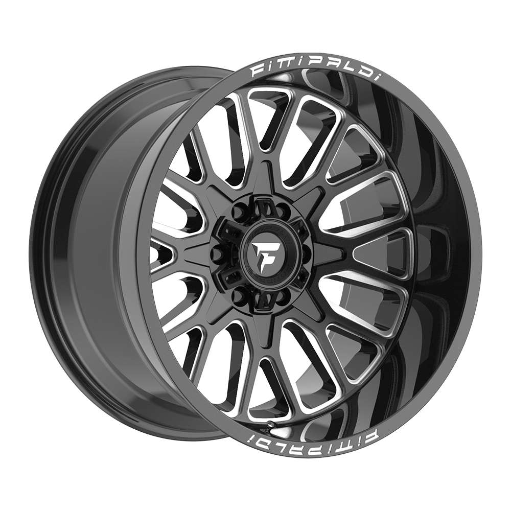 Fittipaldi FA18 20X12 -44 Gloss Black Milled
