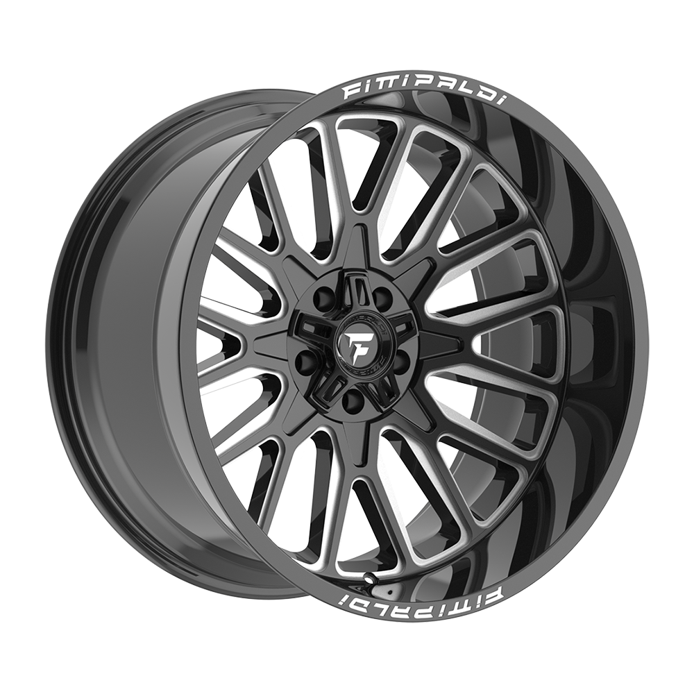 Fittipaldi FA18 22x12 -44 Gloss Black Milled