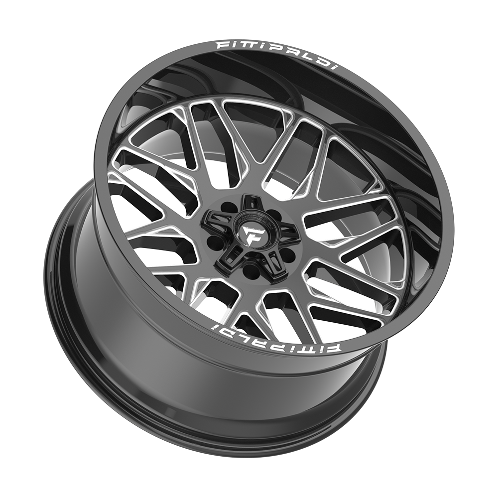 Fittipaldi FA19 22x12 -44 Gloss Black Milled
