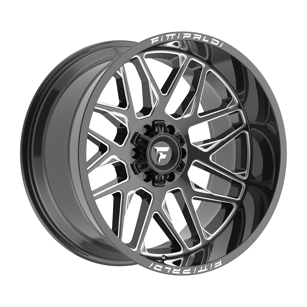 Fittipaldi FA19 22X12 -44 Gloss Black Milled