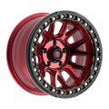 Fittipaldi FB151 17X9 -38 Metallic Red with Red Tint