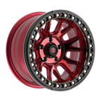 Fittipaldi FB151 17X9 -38 Metallic Red with Red Tint