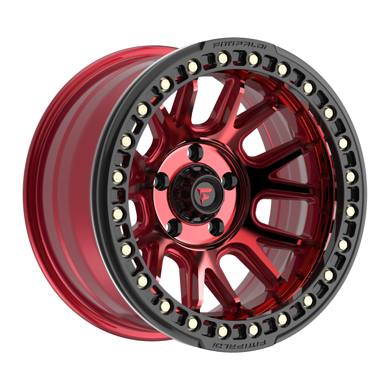 Fittipaldi FB151 17X9 -38 Metallic Red with Red Tint