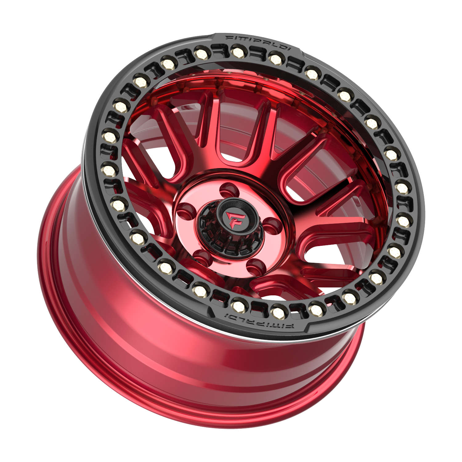 Fittipaldi FB151 17X9 -38 Metallic Red with Red Tint