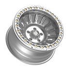 Fittipaldi FB152 17X9 -38 Machined Silver
