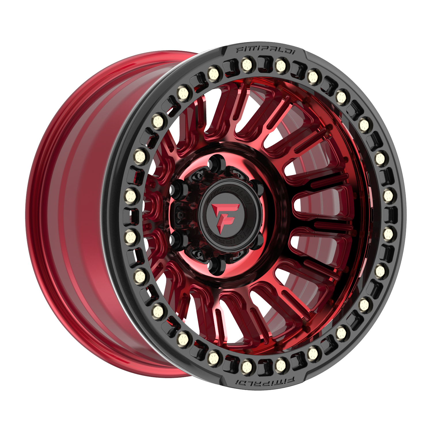 Fittipaldi FB152 17X9 -38 Metallic Red with Red Tint