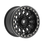 Fittipaldi FB153 17X9 -15 Satin Black with Gloss Black Forged Ring