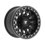 Fittipaldi FB153 17X9 -15 Satin Black with Gloss Black Forged Ring